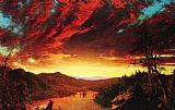 Frederic Edwin Church Twilight in the Wilderness painting